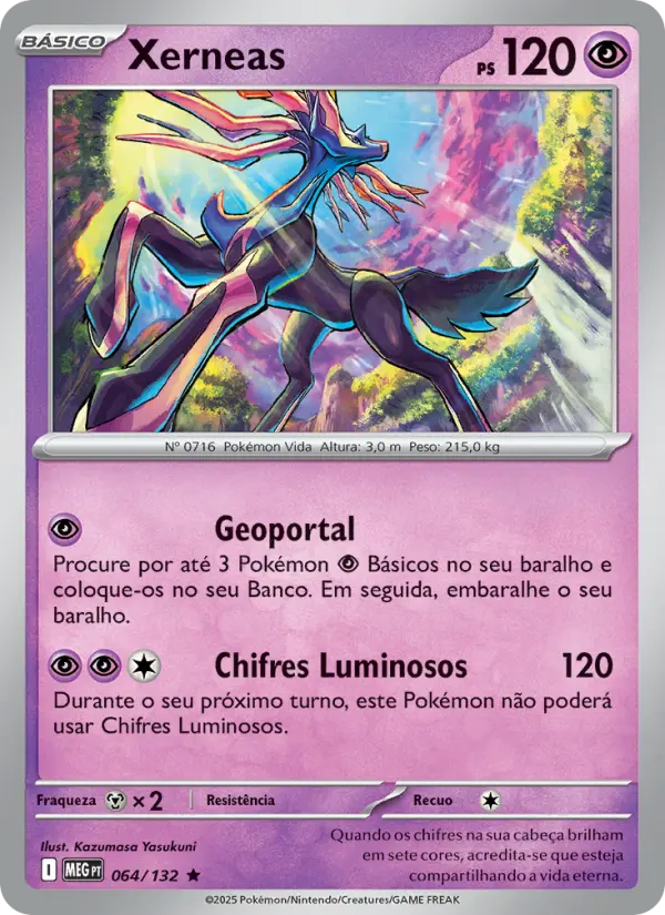 Carta Xerneas, nº 064 de Megaevolução