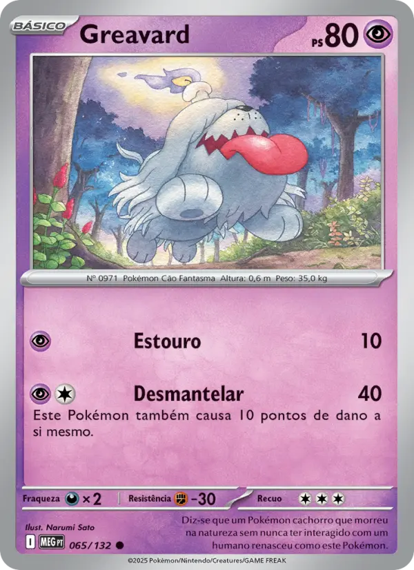 Carta Greavard, nº 065 de Megaevolução