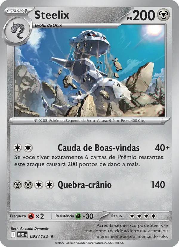 Carta Steelix, nº 093 de Megaevolução
