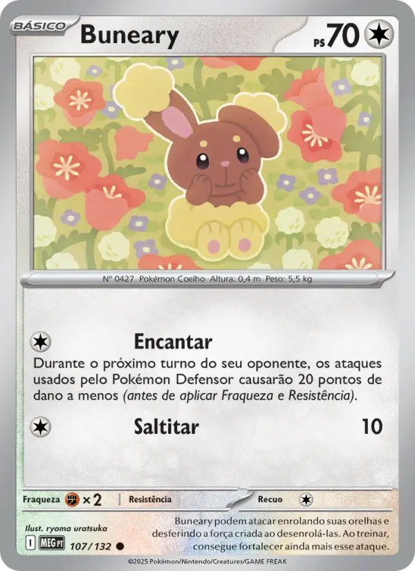 Carta Buneary, nº 107 de Megaevolução