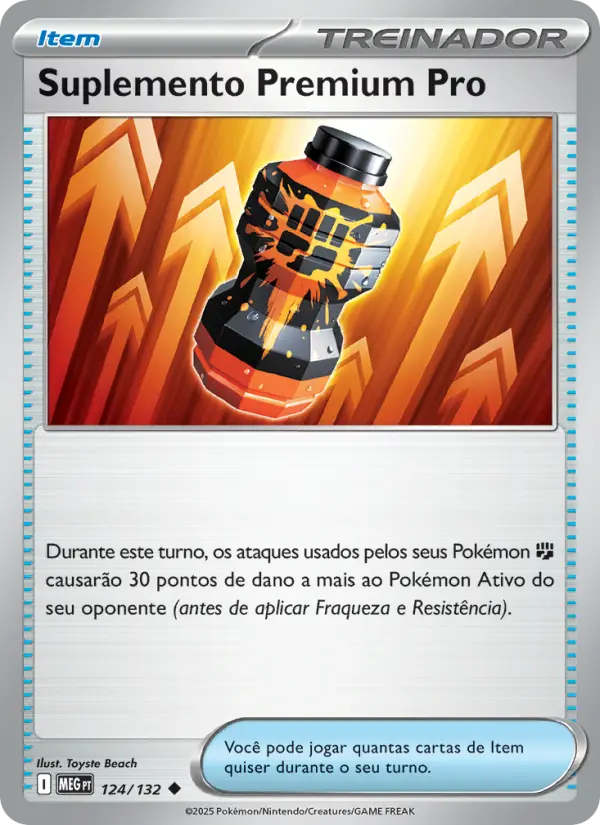 Carta Suplemento Premium Pro, nº 124 de Megaevolução