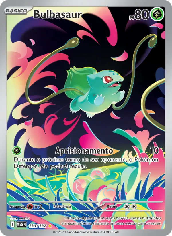Carta Bulbasaur, nº 133 de Megaevolução