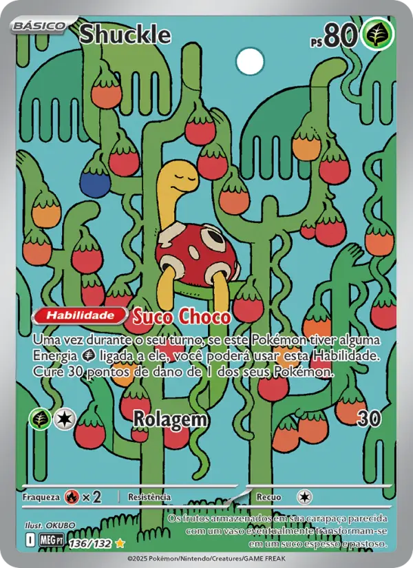 Carta Shuckle, nº 136 de Megaevolução