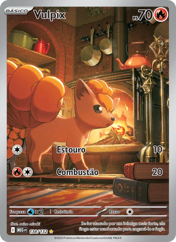 Carta Vulpix, nº 138 de Megaevolução