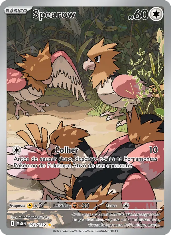 Carta Spearow, nº 151 de Megaevolução