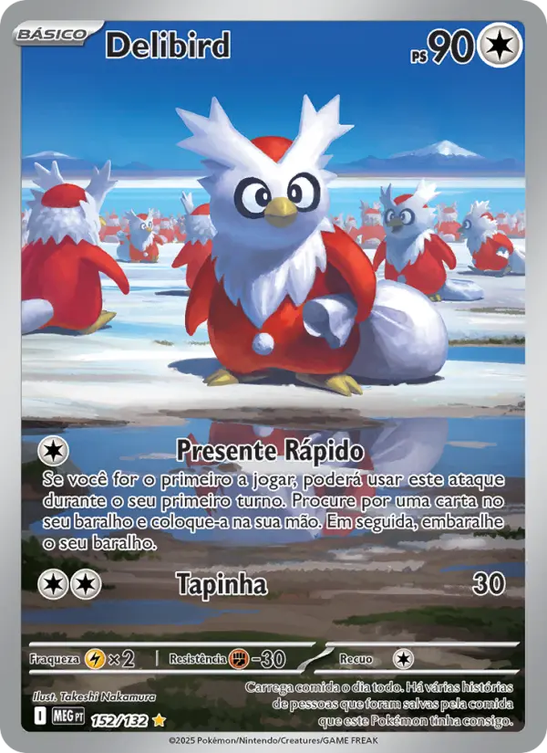 Carta Delibird, nº 152 de Megaevolução