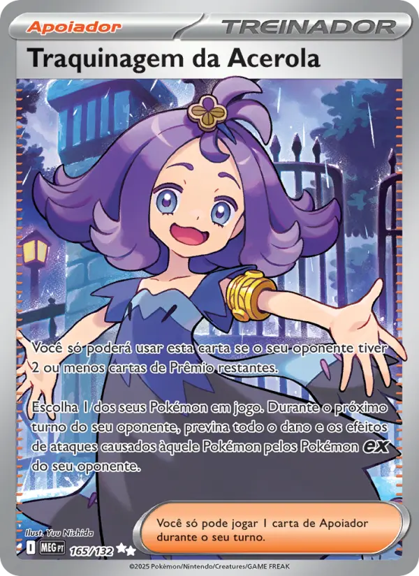 Carta Traquinagem da Acerola, nº 165 de Megaevolução
