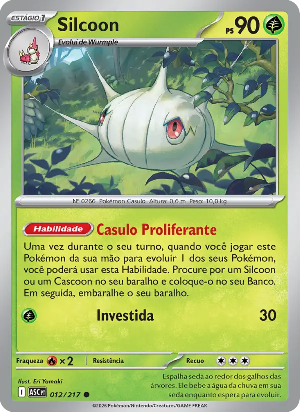 Carta Silcoon, nº 012 de Heróis Excelsos