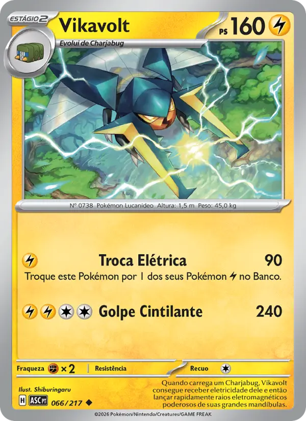 Carta Vikavolt, nº 066 de Heróis Excelsos