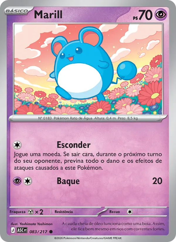 Carta Marill, nº 083 de Heróis Excelsos