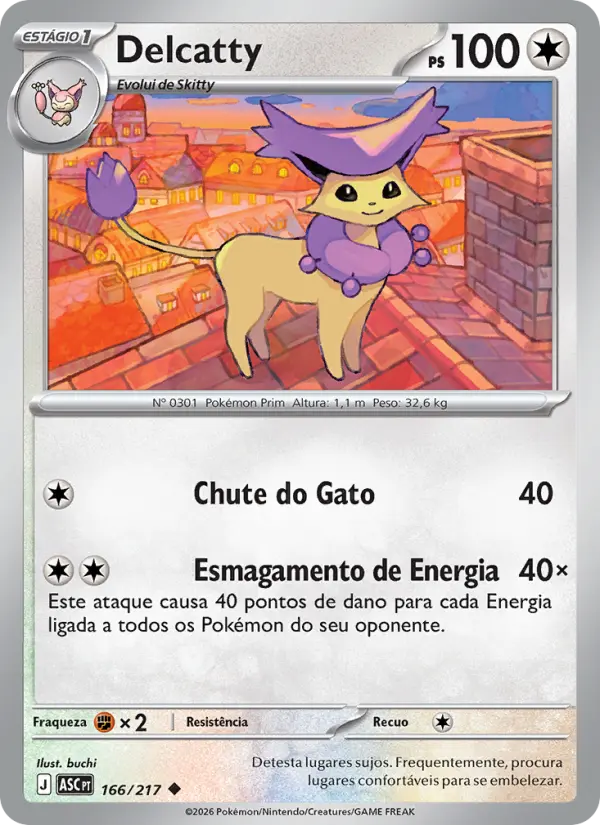 Carta Delcatty, nº 166 de Heróis Excelsos