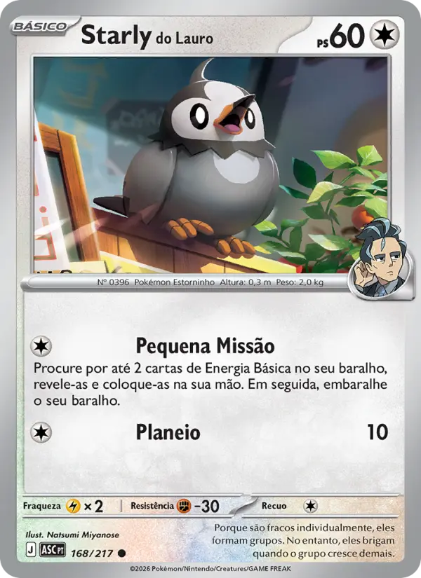 Carta Starly do Lauro, nº 168 de Heróis Excelsos