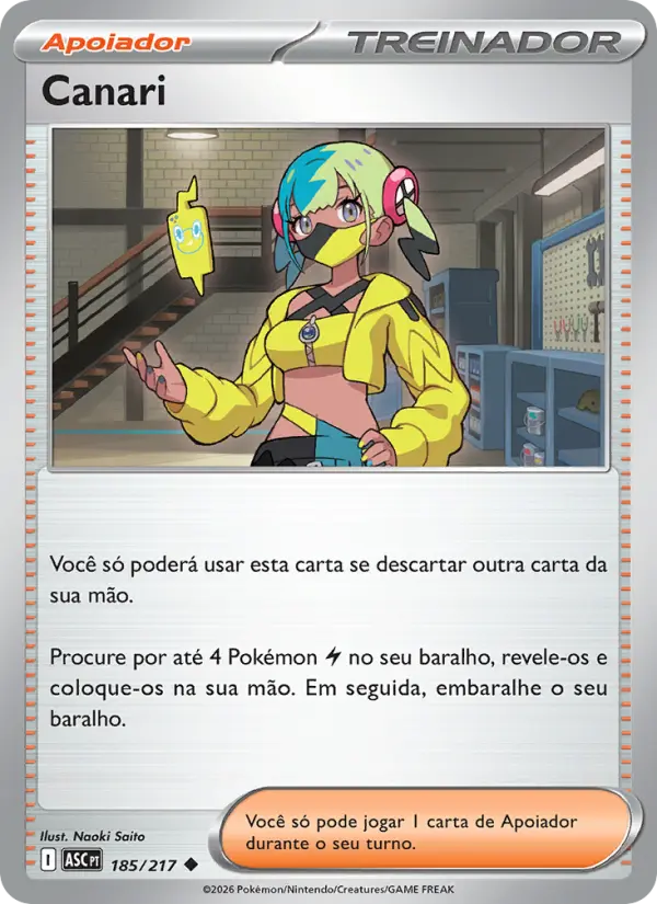 Carta Canari, nº 185 de Heróis Excelsos