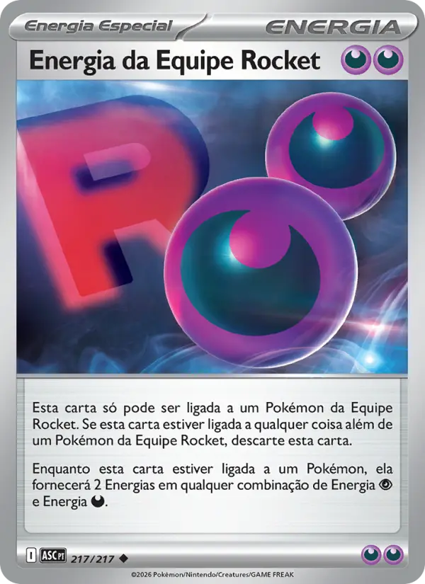 Carta Energia da Equipe Rocket, nº 217 de Heróis Excelsos