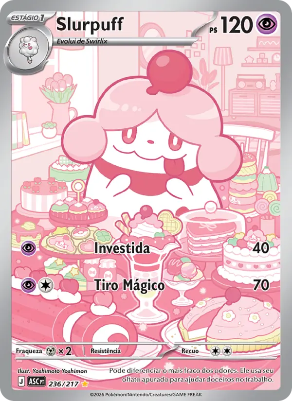 Carta Slurpuff, nº 236 de Heróis Excelsos