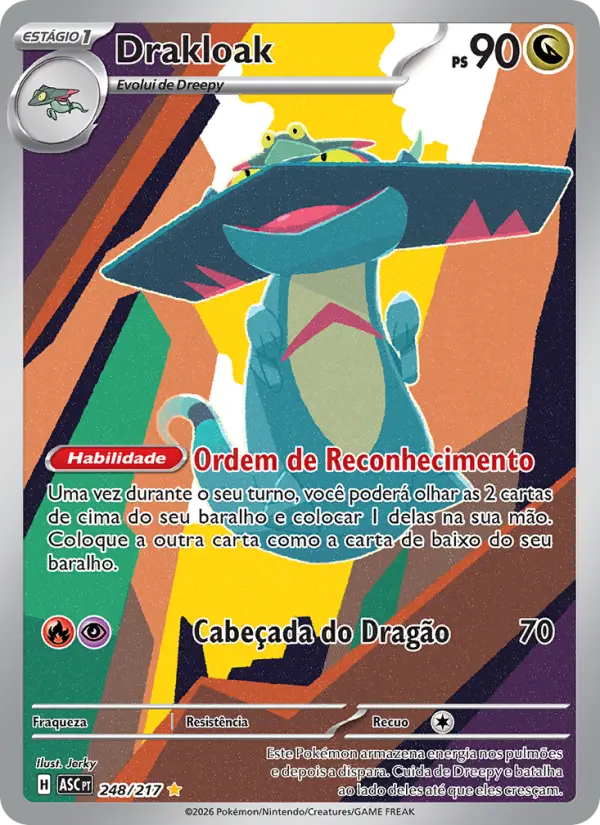 Carta Drakloak, nº 248 de Heróis Excelsos
