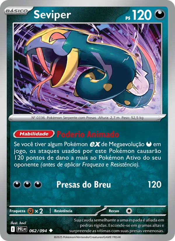 Carta Seviper, nº 062 de Fogo Fantasmagórico
