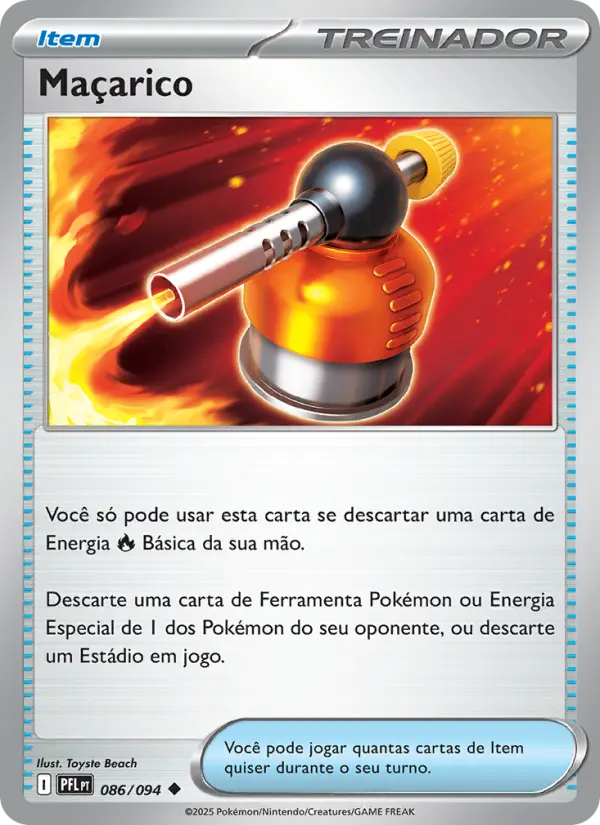 Carta Maçarico, nº 086 de Fogo Fantasmagórico