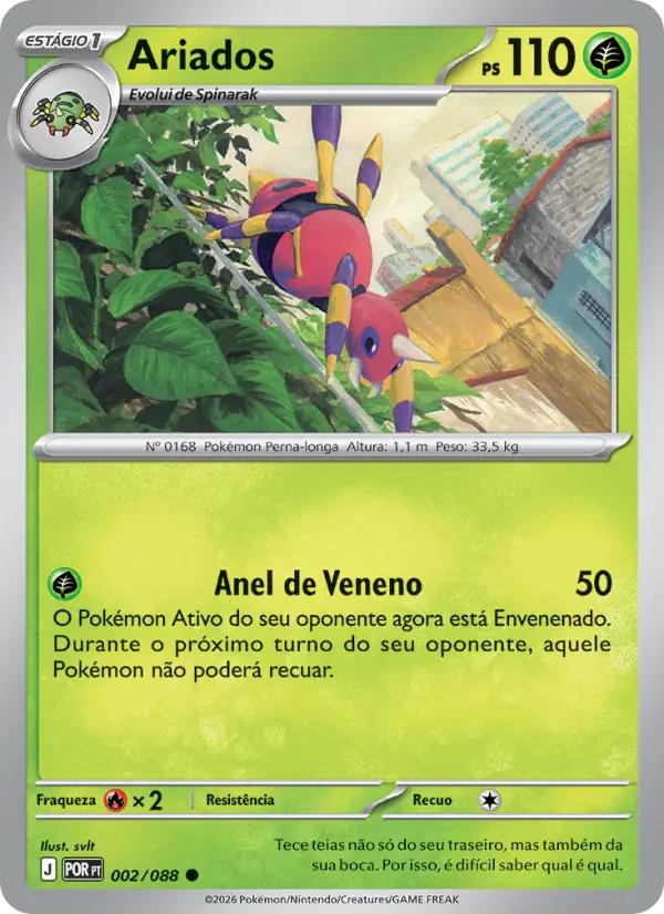 Carta Ariados, nº 002 de Equilíbrio Perfeito