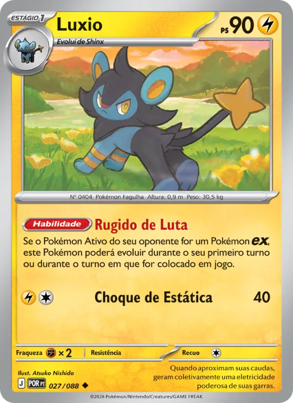 Carta Luxio, nº 027 de Equilíbrio Perfeito