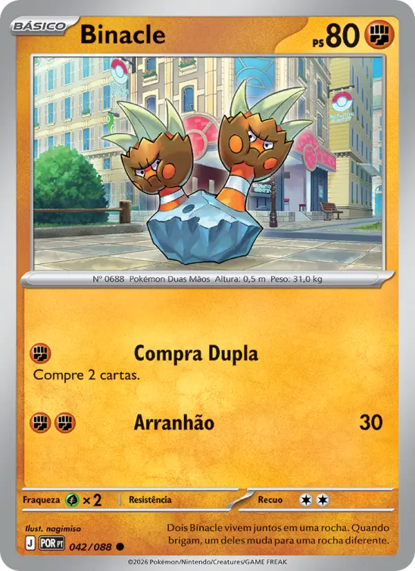 Carta Binacle, nº 042 de Equilíbrio Perfeito