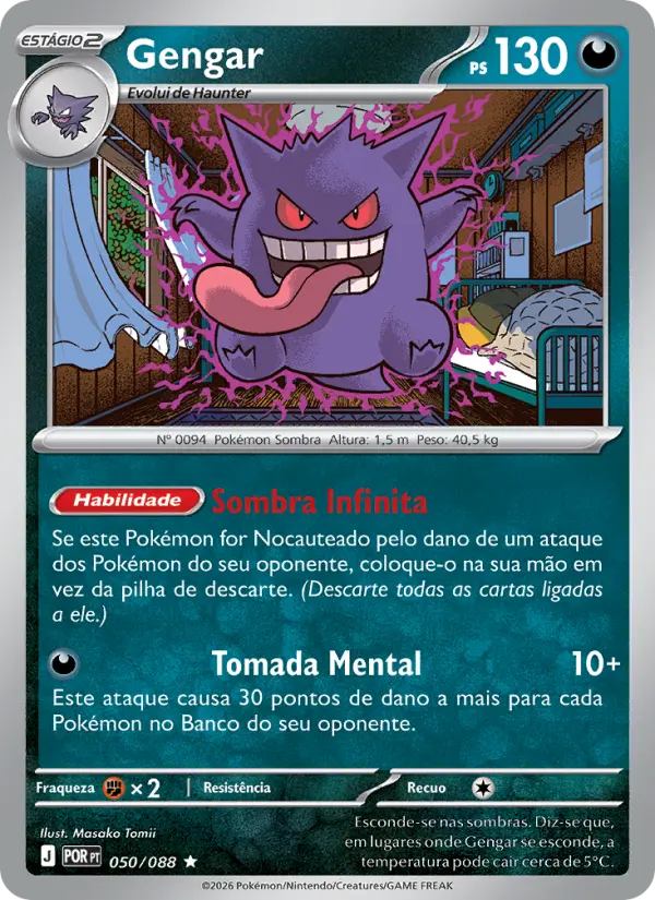 Carta Gengar, nº 050 de Equilíbrio Perfeito