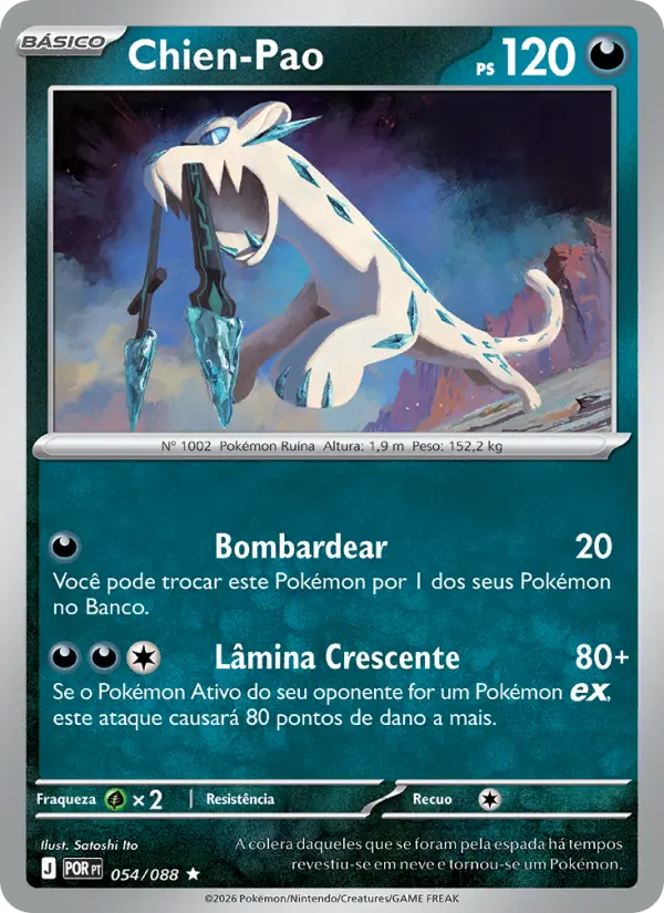 Carta Chien-Pao, nº 054 de Equilíbrio Perfeito