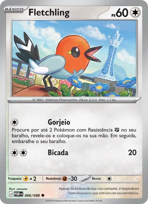 Carta Fletchling, nº 066 de Equilíbrio Perfeito