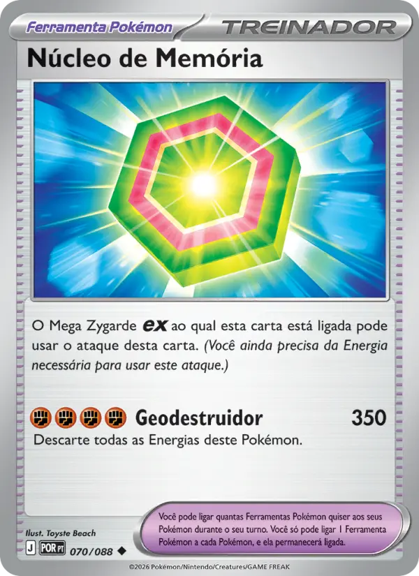 Carta Núcleo de Memória, nº 070 de Equilíbrio Perfeito