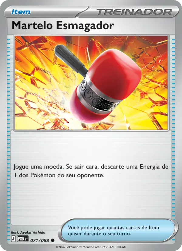 Carta Martelo Esmagador, nº 071 de Equilíbrio Perfeito