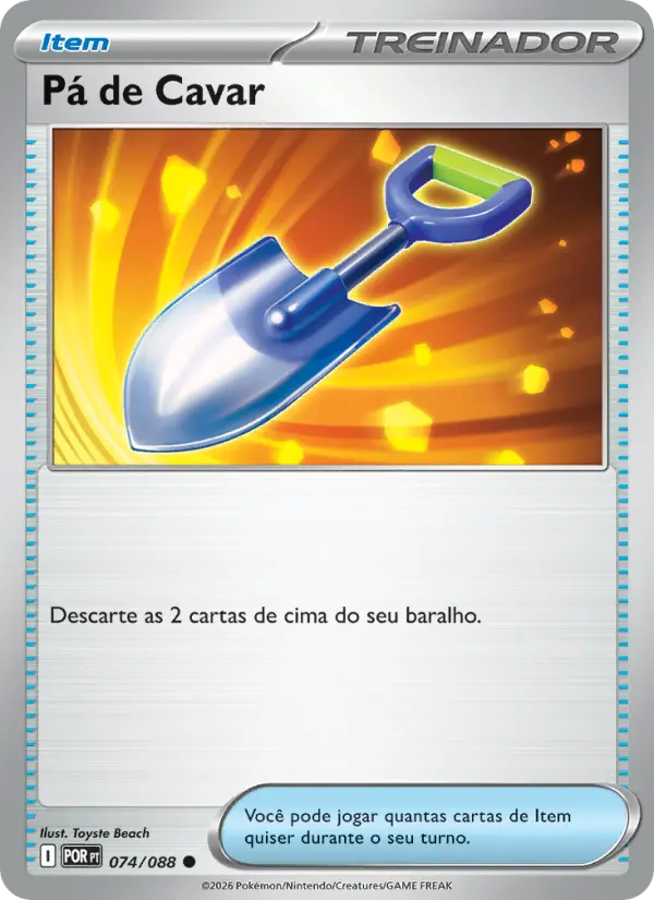 Carta Pá de Cavar, nº 074 de Equilíbrio Perfeito