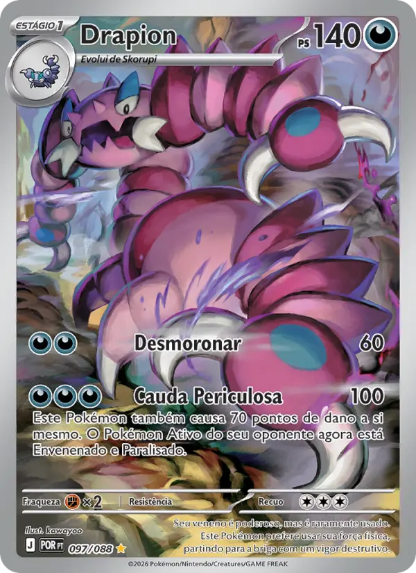 Carta Drapion, nº 097 de Equilíbrio Perfeito