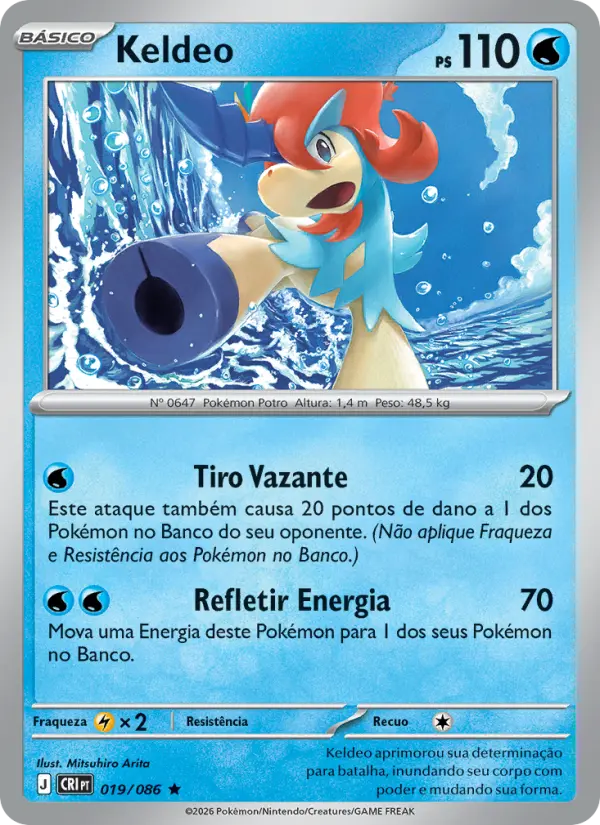 Carta Keldeo, nº 019 de Caos Ascendente