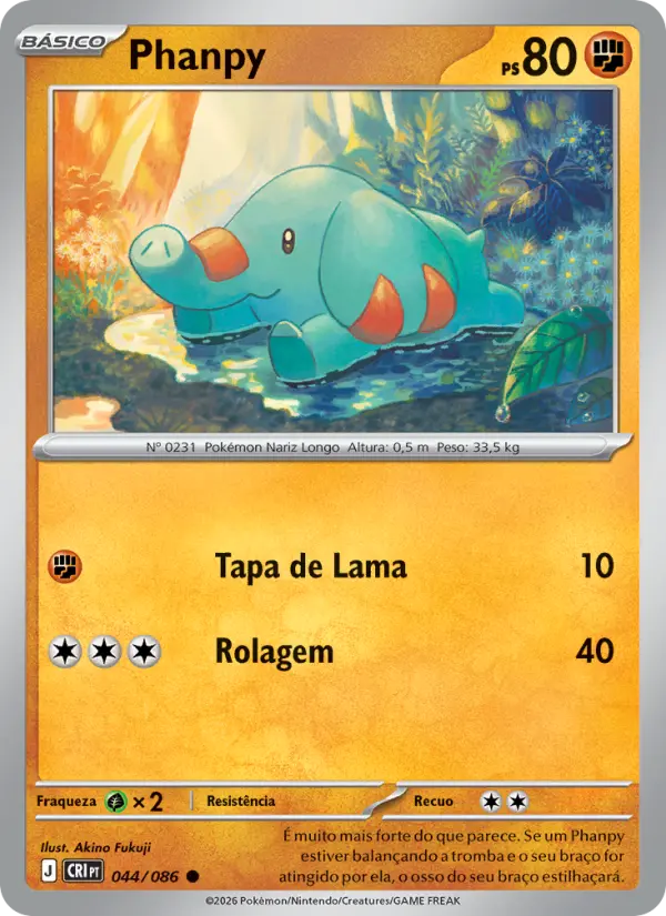 Carta Phanpy, nº 044 de Caos Ascendente