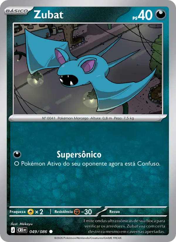 Carta Zubat, nº 049 de Caos Ascendente