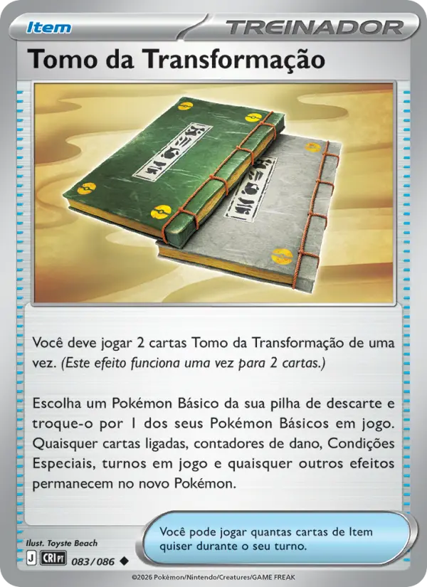 Carta Tomo da Transformação, nº 083 de Caos Ascendente