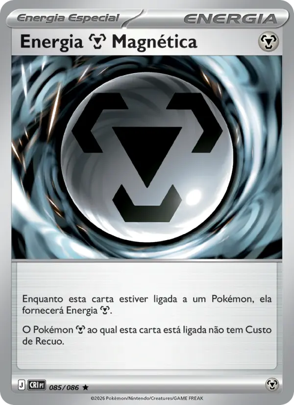 Carta Energia Metal Magnética, nº 085 de Caos Ascendente