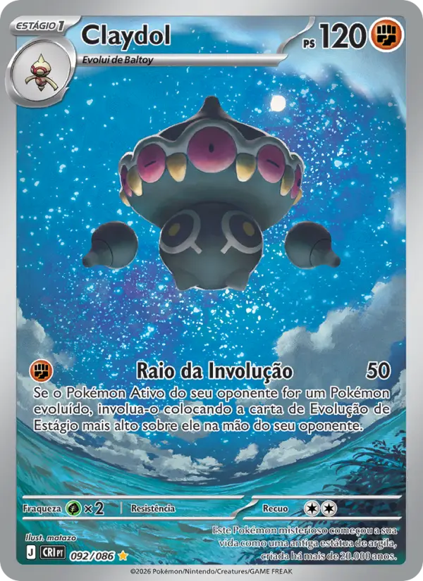 Carta Claydol, nº 092 de Caos Ascendente