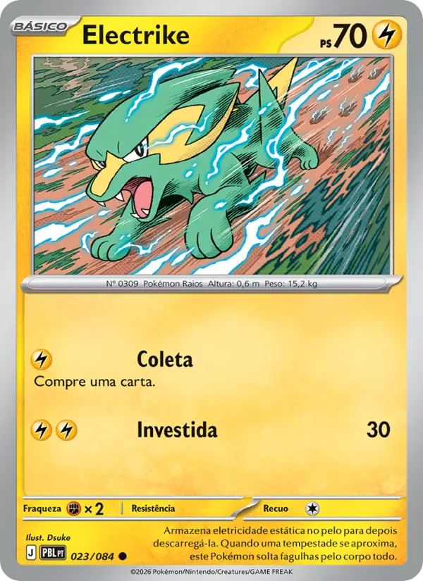 Carta Electrike, nº 023 de Escuridão Absoluta