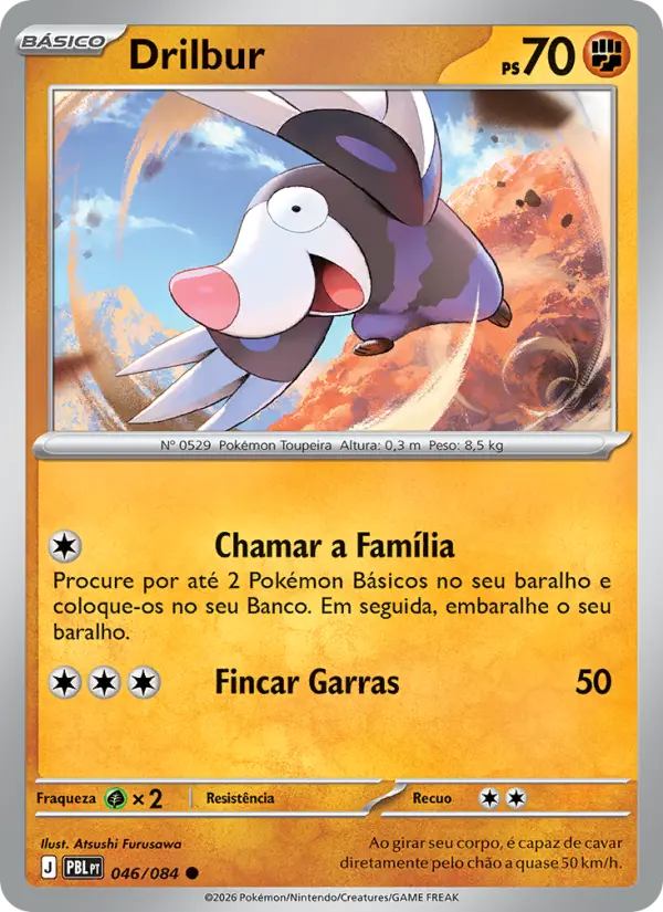 Carta Drilbur, nº 046 de Escuridão Absoluta