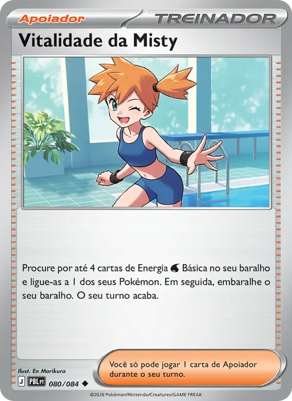 Carta Vitalidade da Misty, nº 080 de Escuridão Absoluta