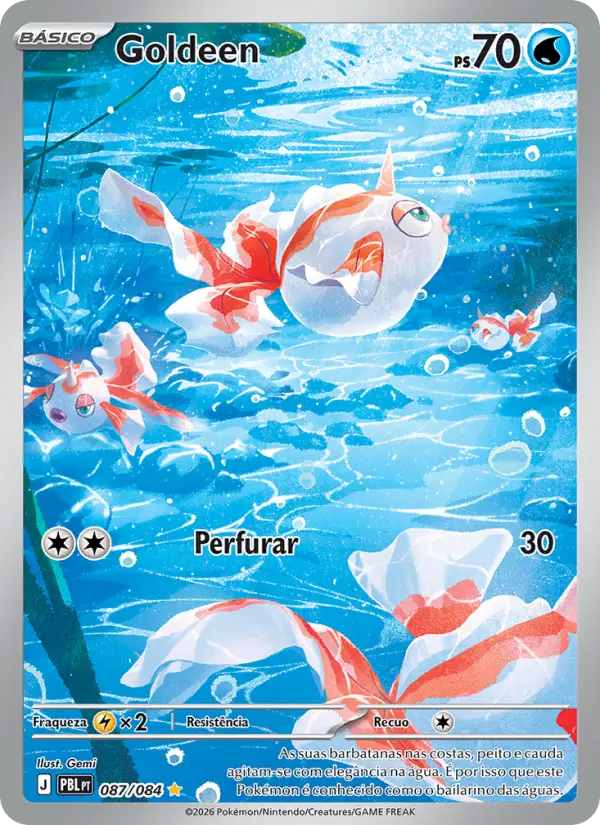Carta Goldeen, nº 087 de Escuridão Absoluta