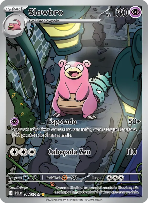 Carta Slowbro, nº 090 de Escuridão Absoluta