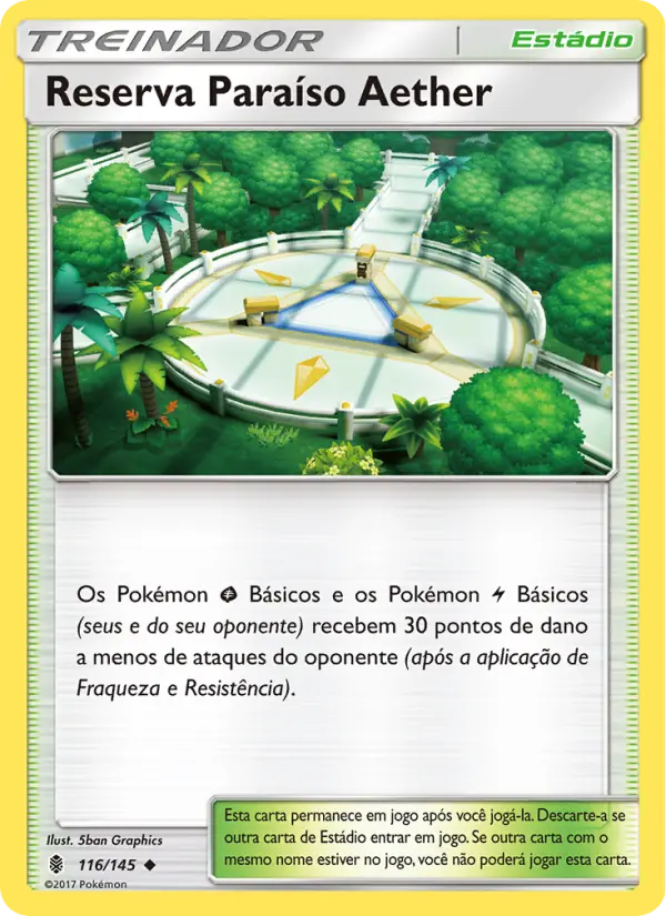 Carta Reserva Paraíso Aether, nº 116 de Guardiões Ascendentes