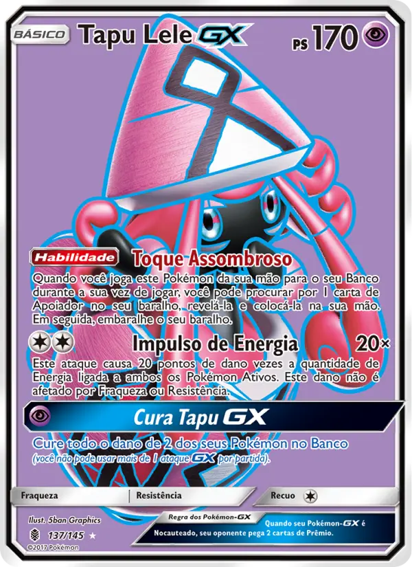 Carta Tapu Lele GX, nº 137 de Guardiões Ascendentes