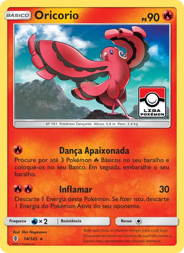 Carta Oricorio, nº 14 de Guardiões Ascendentes