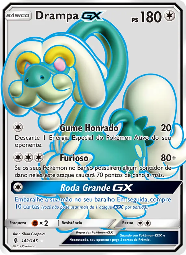 Carta Drampa GX, nº 142 de Guardiões Ascendentes