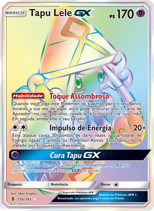 Carta Tapu Lele GX, nº 155 de Guardiões Ascendentes