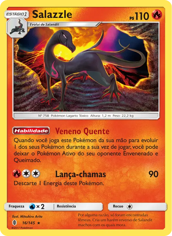 Carta Salazzle, nº 16 de Guardiões Ascendentes