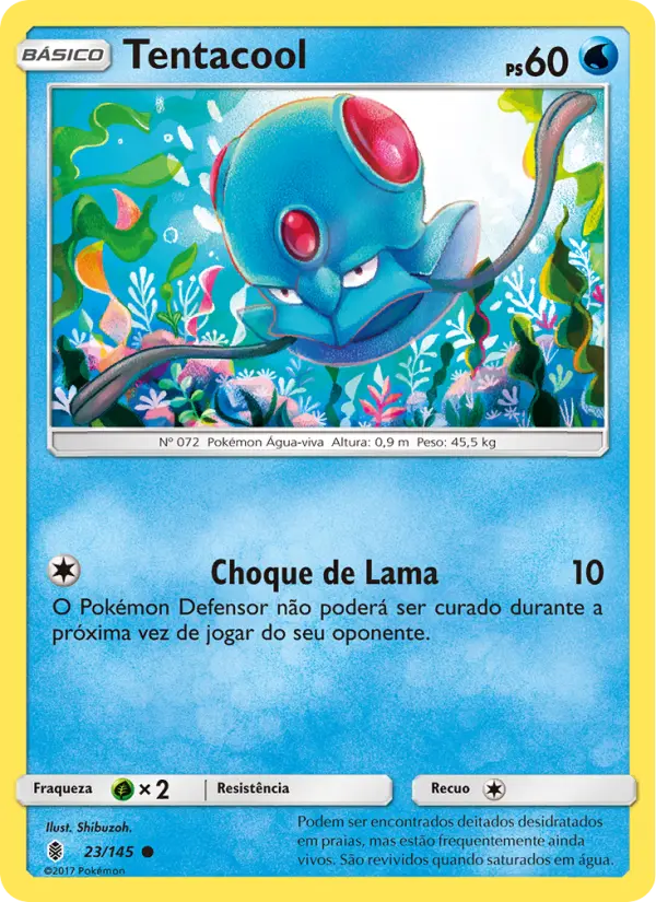 Carta Tentacool, nº 23 de Guardiões Ascendentes